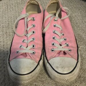 Pink Canvas Sneakers